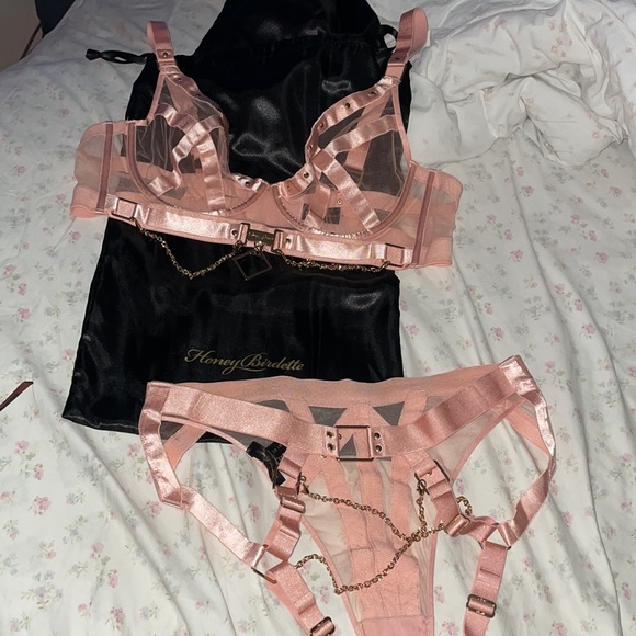 HONEY BIRDETTE INDRIA SOFT PEACH 2 PIECE SET NEW - Picture 13 of 15